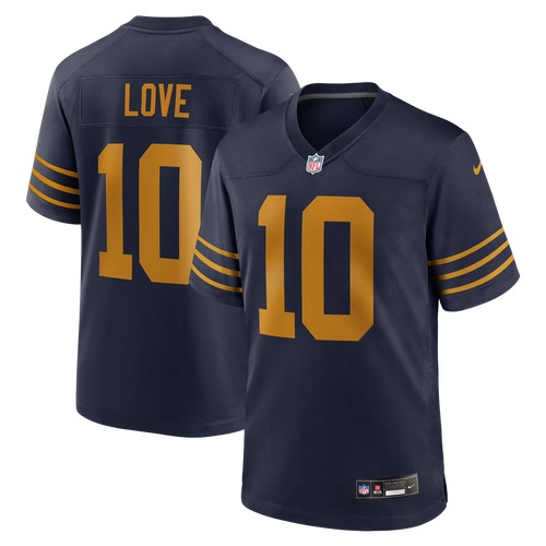 Men's Green Bay Packers Jordan Love #10 Football Jersey