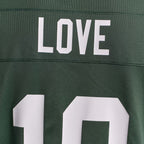 Men's Green Bay Packers Jordan Love #10 Football Jersey