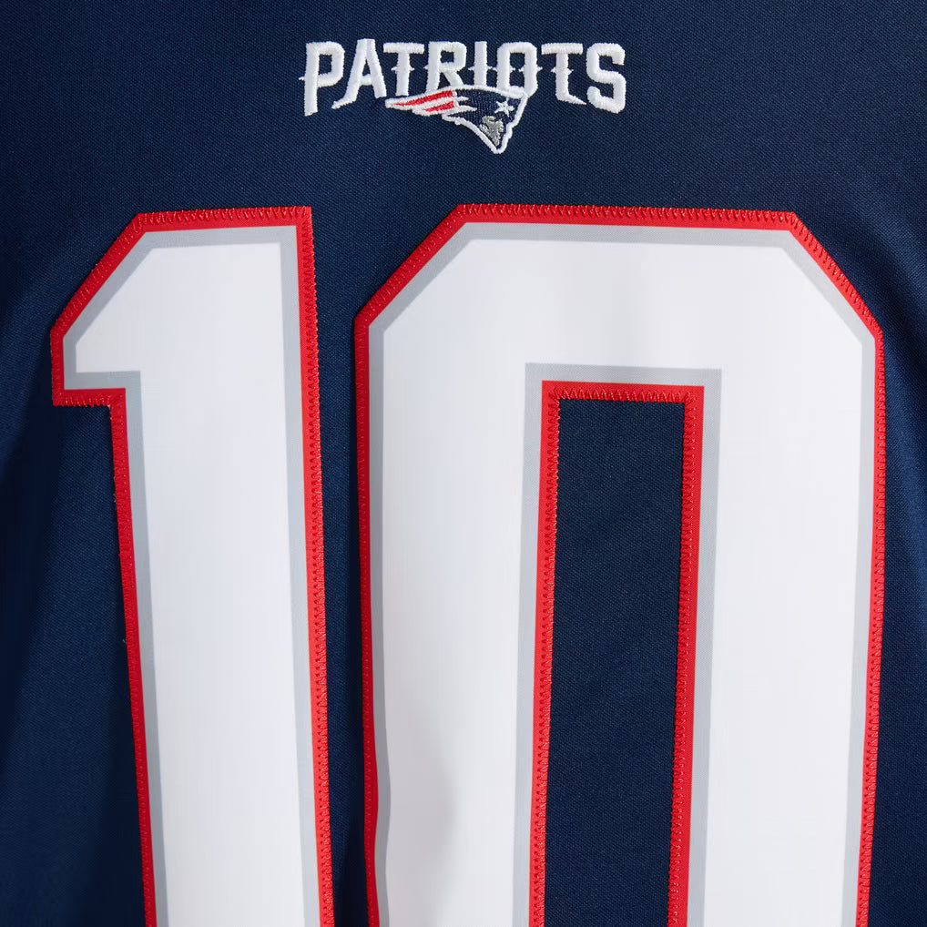 Men's New England Patriots Drake Maye #10 Premium Stitched Football Jersey