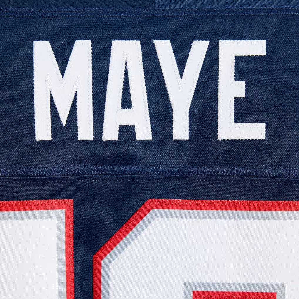 Men's New England Patriots Drake Maye #10 Premium Stitched Football Jersey