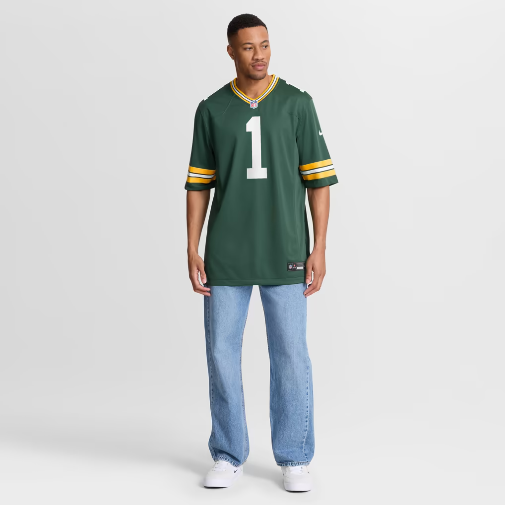 Men's Green Bay Packers Micah Parsons #1 Football Jersey