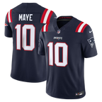 Men's New England Patriots Drake Maye #10 Premium Stitched Football Jersey