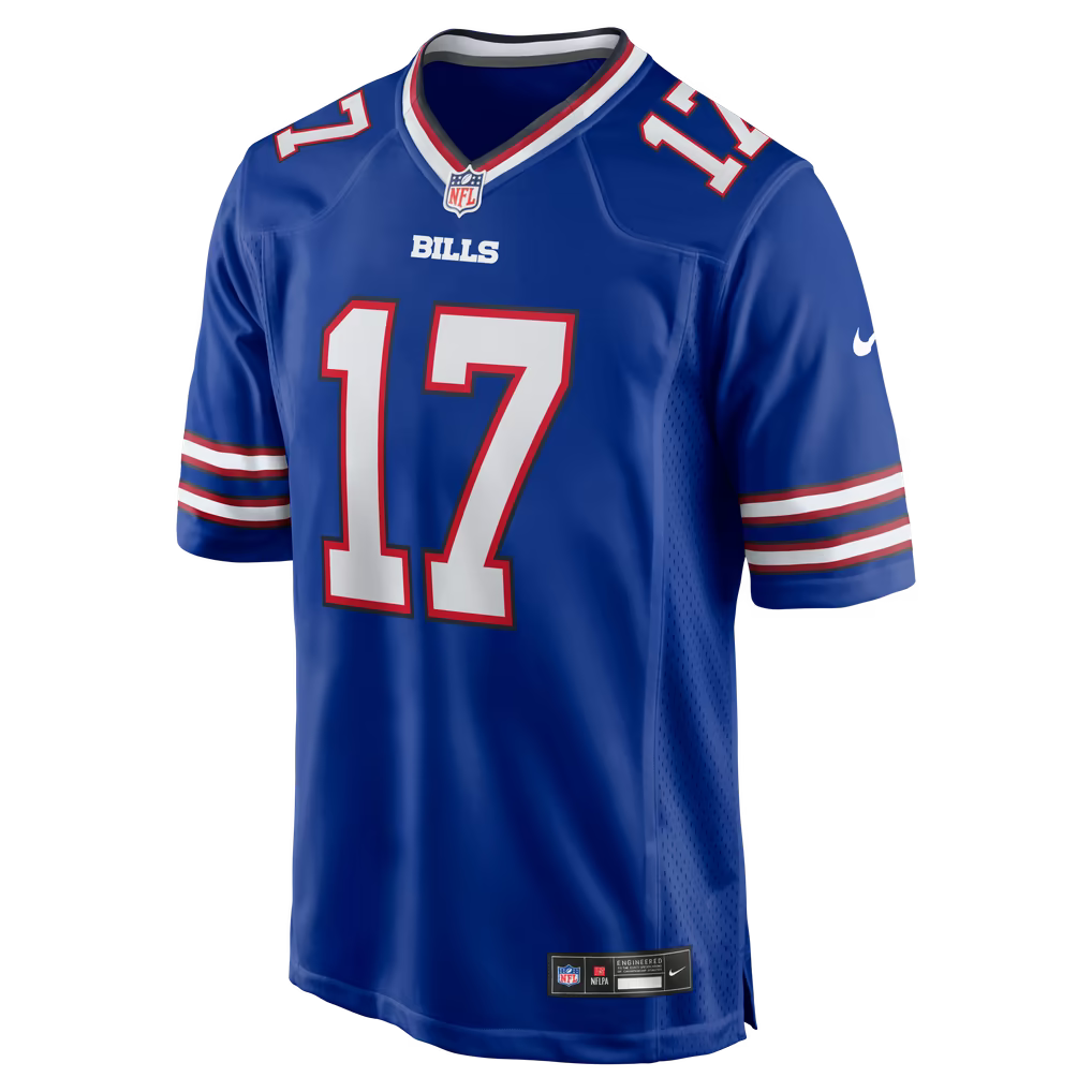 Men's Buffalo Bills Josh Allen #17 Premium Stitched Football Jersey