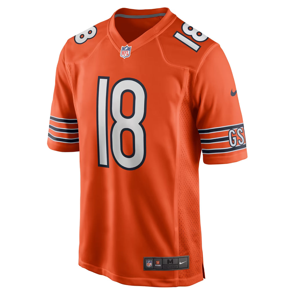 Men's Chicago Bears Caleb Williams #18 Football Jersey