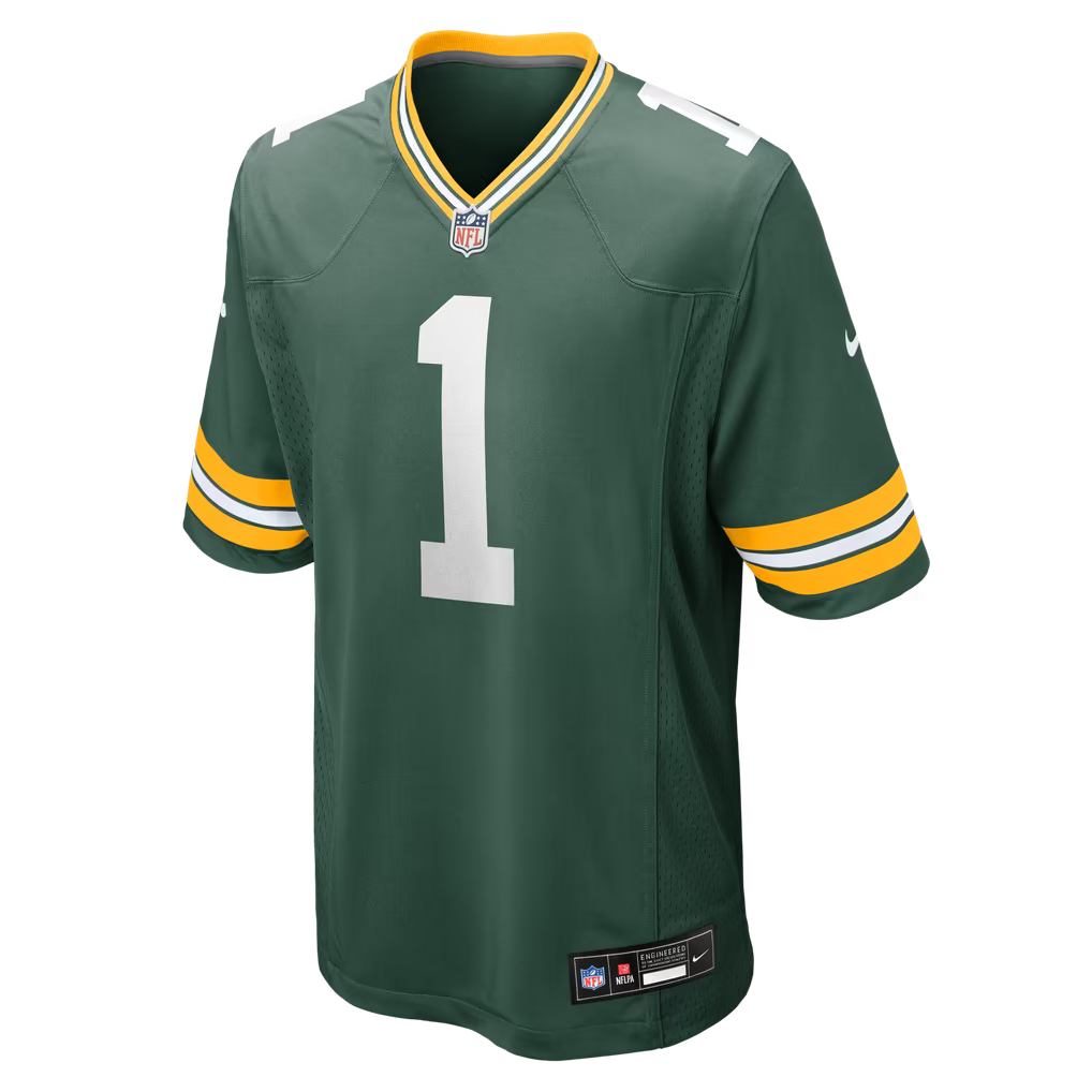 Men's Green Bay Packers Micah Parsons #1 Football Jersey
