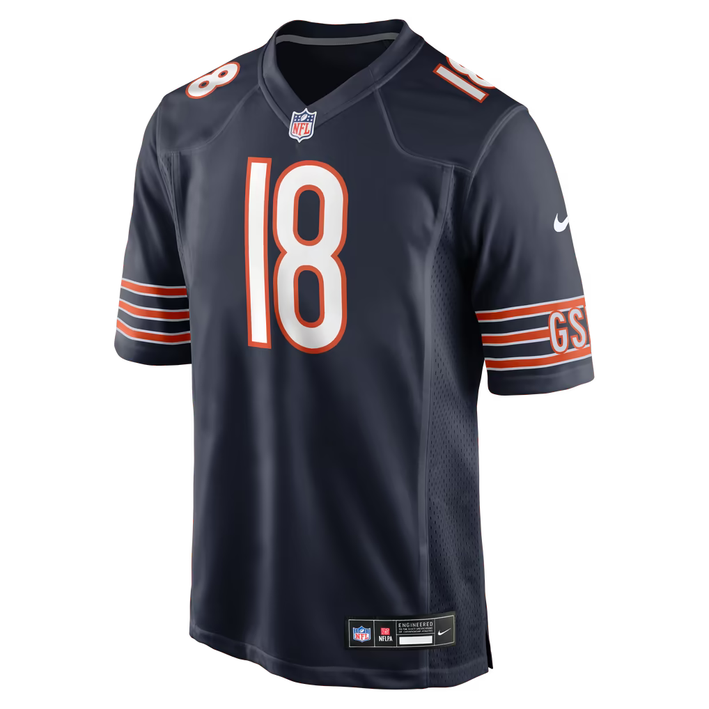 Men's Chicago Bears Caleb Williams #18 Football Jersey
