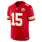 Men's Kansas City Chiefs Patrick Mahomes #15 Premium Stitched Football Jersey