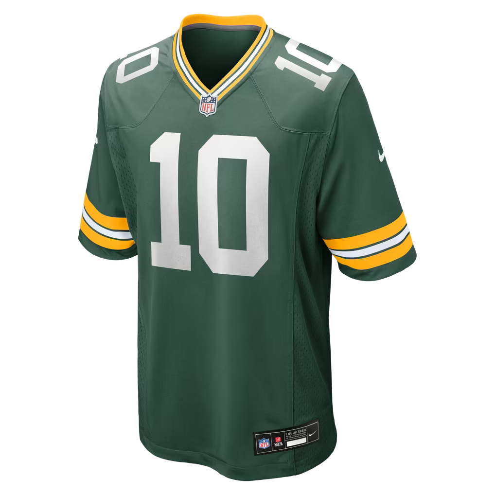 Men's Green Bay Packers Jordan Love #10 Football Jersey