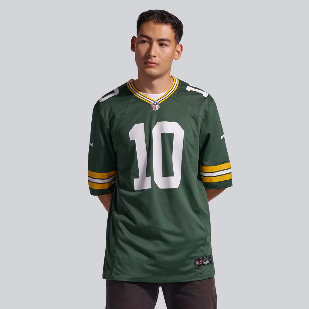 Men's Green Bay Packers Jordan Love #10 Football Jersey