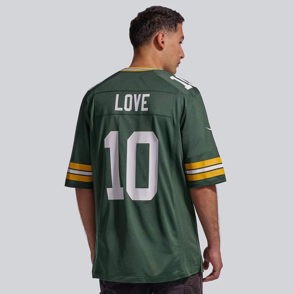 Men's Green Bay Packers Jordan Love #10 Football Jersey