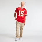 Men's Kansas City Chiefs Patrick Mahomes #15 Premium Stitched Football Jersey