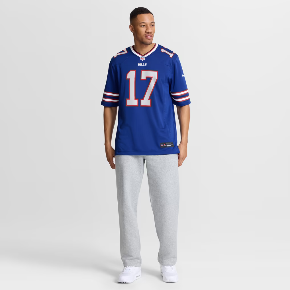 Men's Buffalo Bills Josh Allen #17 Premium Stitched Football Jersey