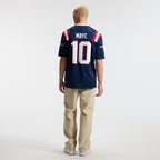 Men's New England Patriots Drake Maye #10 Premium Stitched Football Jersey