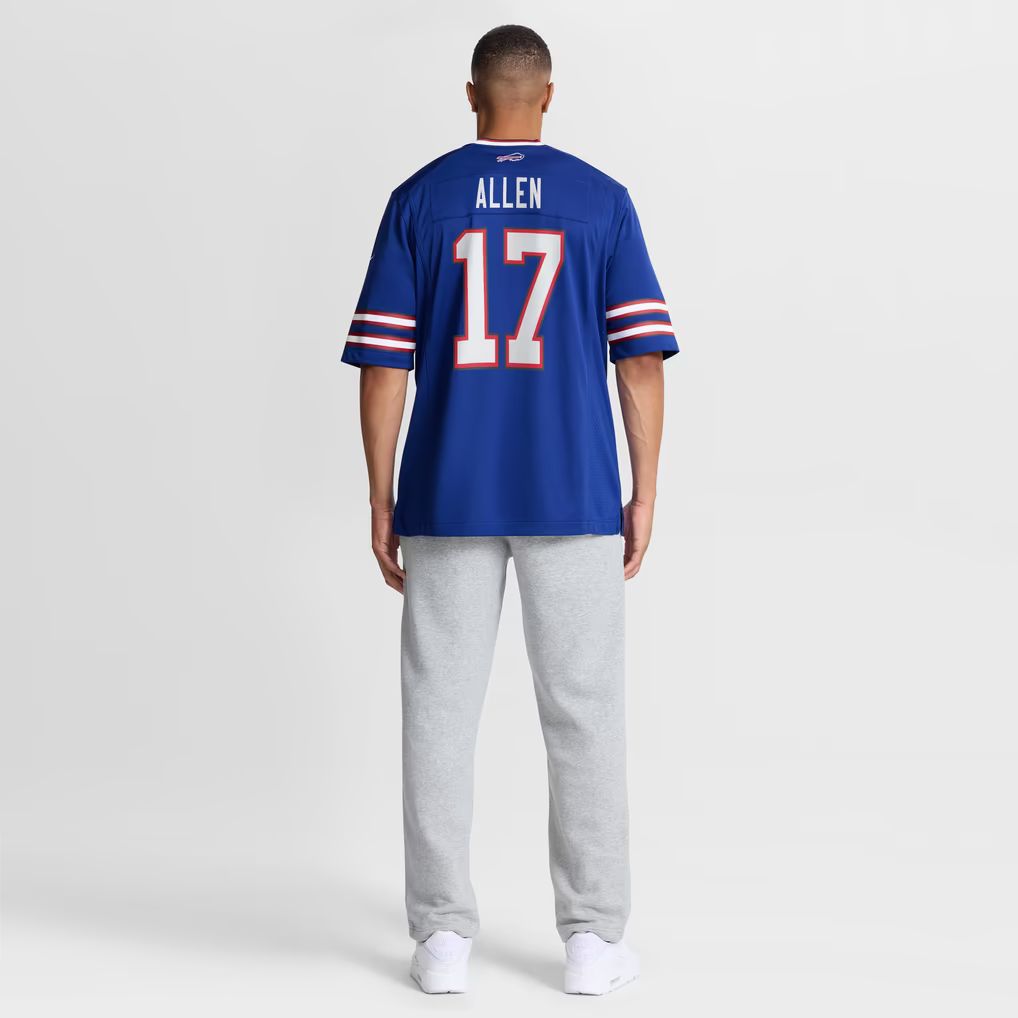 Men's Buffalo Bills Josh Allen #17 Premium Stitched Football Jersey