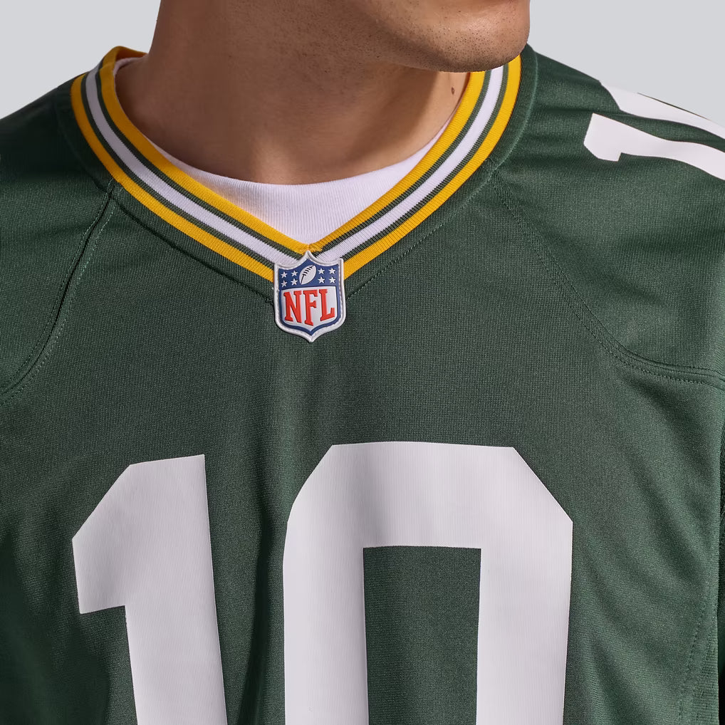 Men's Green Bay Packers Jordan Love #10 Football Jersey