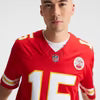 Men's Kansas City Chiefs Patrick Mahomes #15 Premium Stitched Football Jersey
